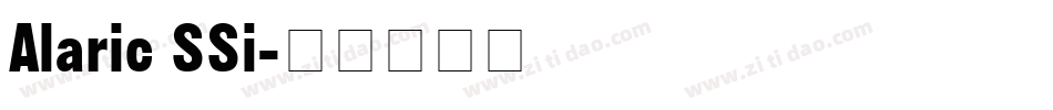 Alaric SSi字体转换